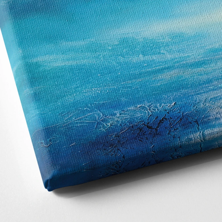 Canvas print Endless expanse in blue - Schmucker - Panorama 