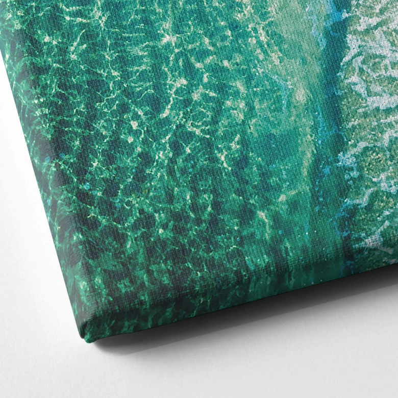 Leinwandbild Ambra - Am Meer entlang - Quadratisch 