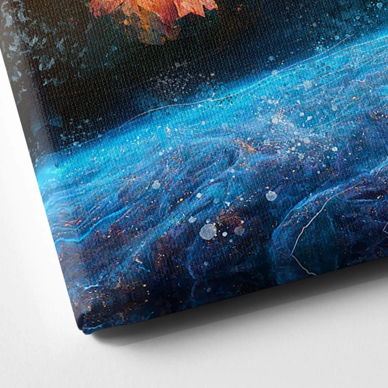 Leinwandbild Heine - Ursprung vom Leben - Astro Cruise - Quadratisch 
