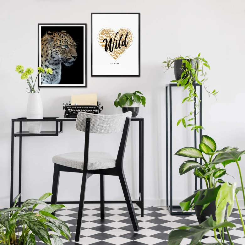 Poster Dambreville - Neugieriger Jaguar 