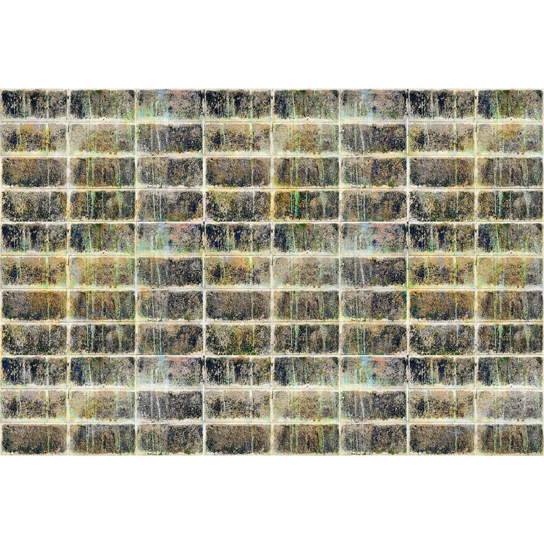 Livingwalls Fototapete Walls by Patel 3 Factory 1 gelb, blau, beige, grün 