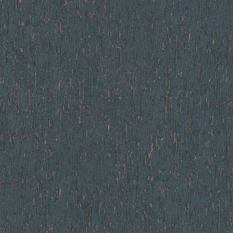 Struktur-Tapete in Marineblau Metallic - Elegante Vliestapete für moderne Räume 