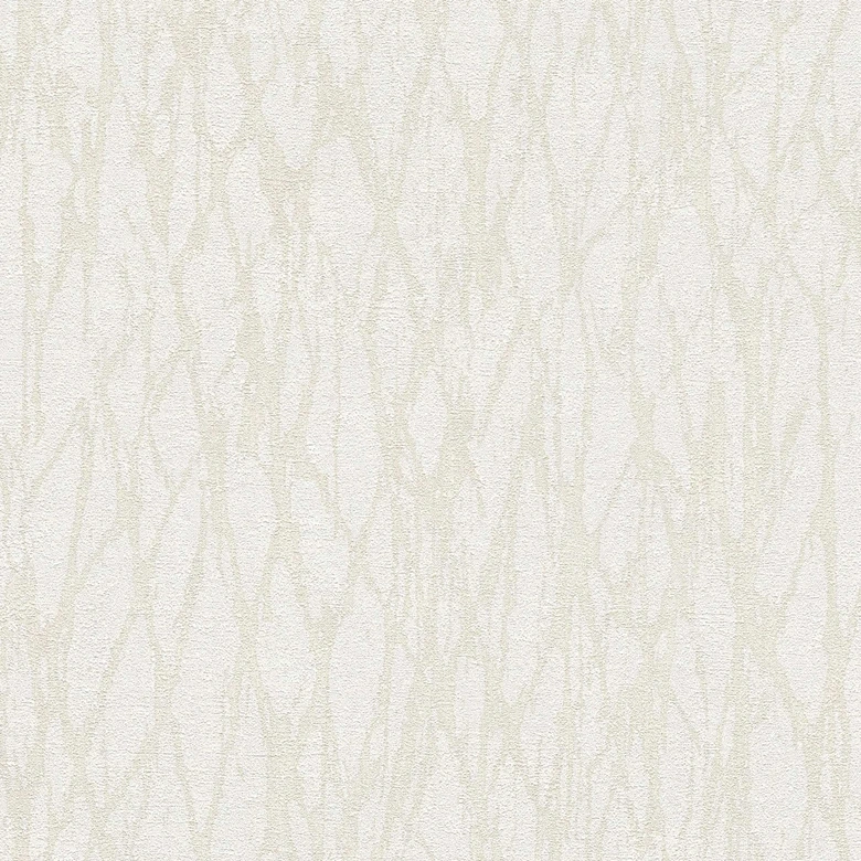 Papier peint texturé ondulé ivoire - papier peint intissé élégance moderne 