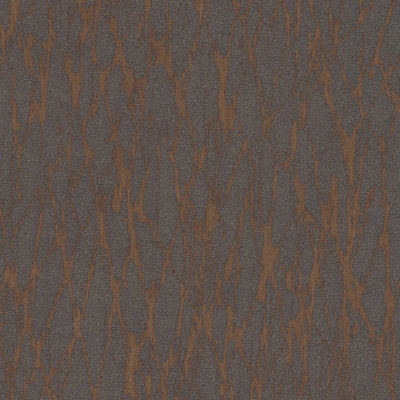 Papier peint structuré abstrait marron-gris - design moderne intissé 