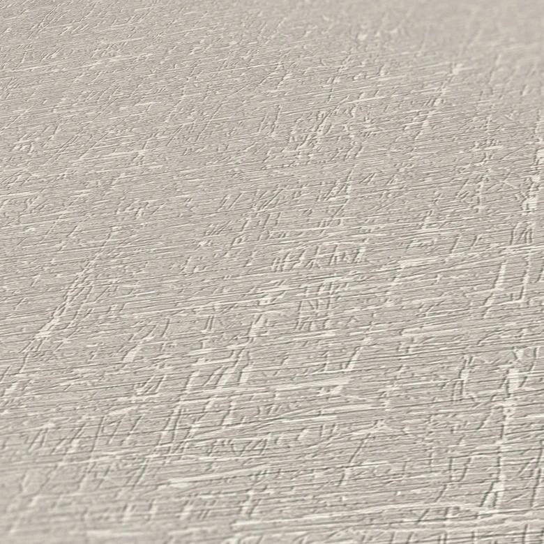 Strukturierte Vliestapete Taupe - Wandbekleidung mit feinem Linien für ein modernes Zuhause 