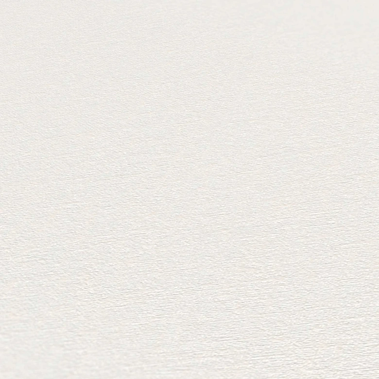 Strukturtapete Leicht Glänzend Creme - Einfarbige Vliestapete mit feiner Textur Wohnzimmer 