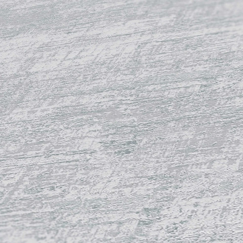 Papier peint intissé texturé gris clair avec motif abstrait à coups de pinceau - moderne 
