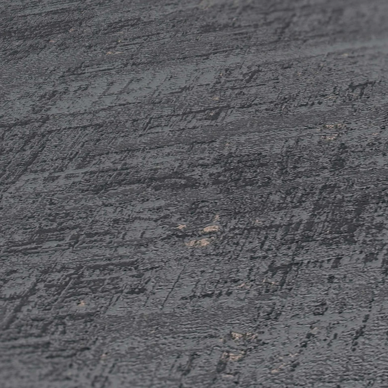 Papier peint abstrait industriel anthracite avec des accents métalliques - papier peint intissé texturé 