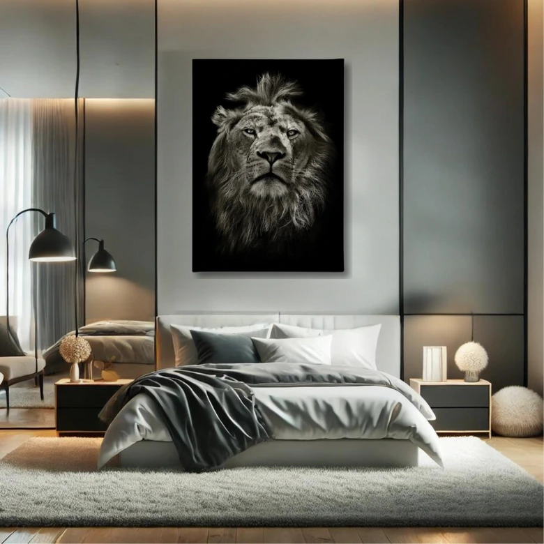 Leinwandbild Lion 