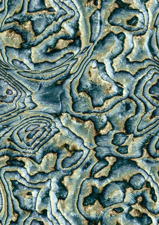 Vliestapete in blau, grün, beige Marmoroptik SteinGrafisch Modern  