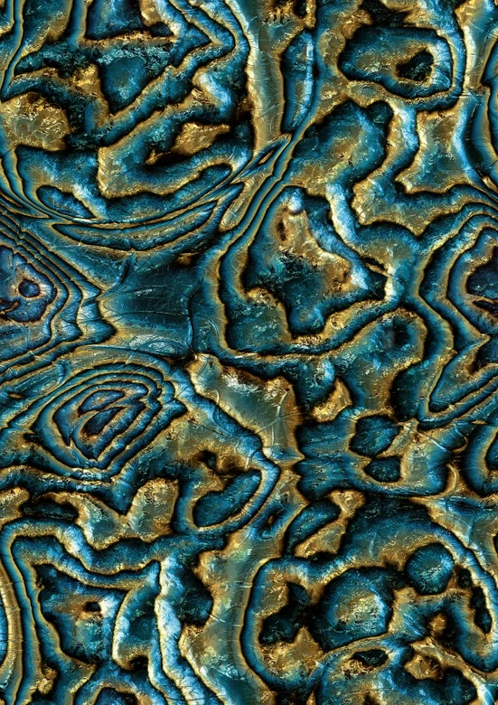 Vliestapete in blau, grün, braun Marmoroptik SteinGrafisch Modern  