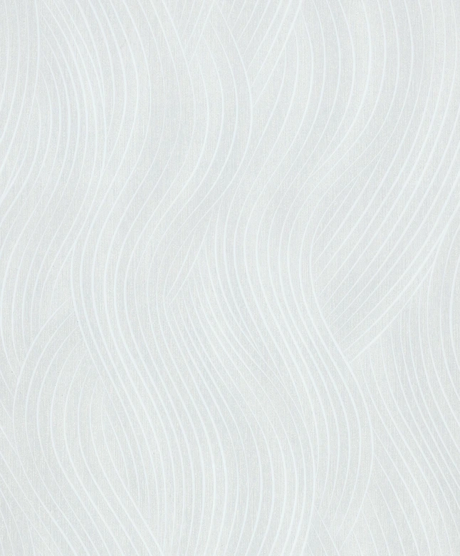 Papel pintado tejido-no tejido de color blanco ondulado textura gráfica moderna  