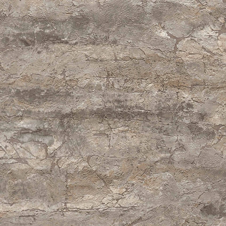 Vliestapete Tamika Raw Heritage Steinoptik Grau Braun - Maueroptik Betonoptik metallic Flur 