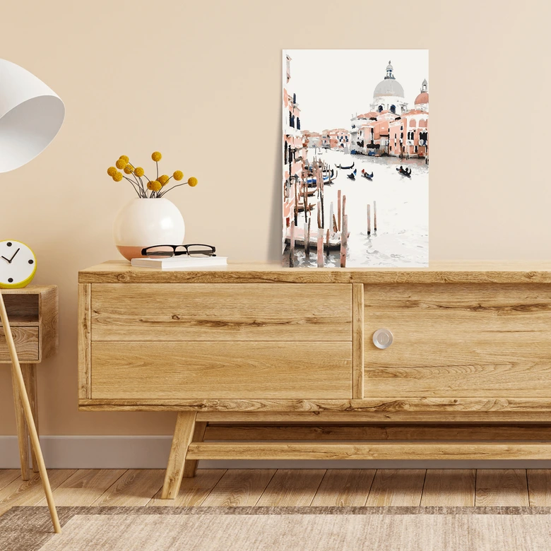 Malen nach Zahlen Leinwandbild - Canale Grande in Venedig  