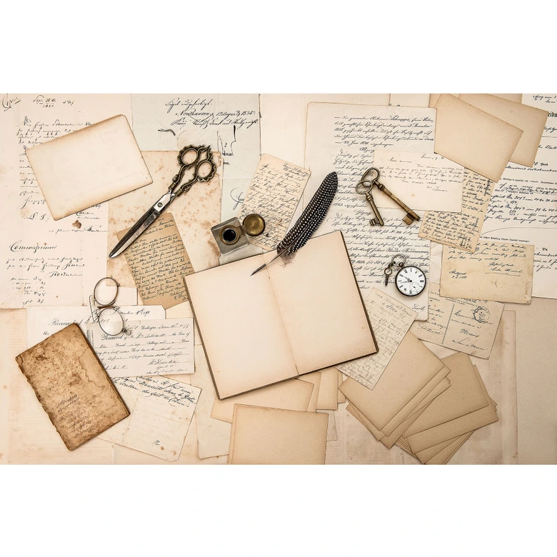 Furniture Wrap - Old Letter 01 