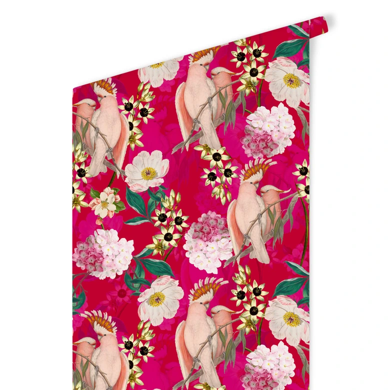 Mustertapete UN Designs - Paradiesisch Pink 