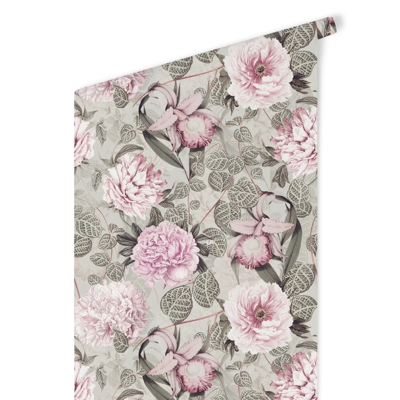 Tapet med mønster UN Designs - pastelblomster 
