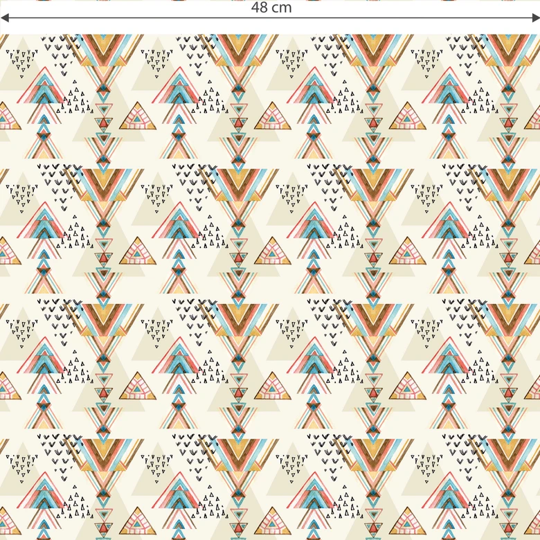 Mustertapete Bohemian Triangles 