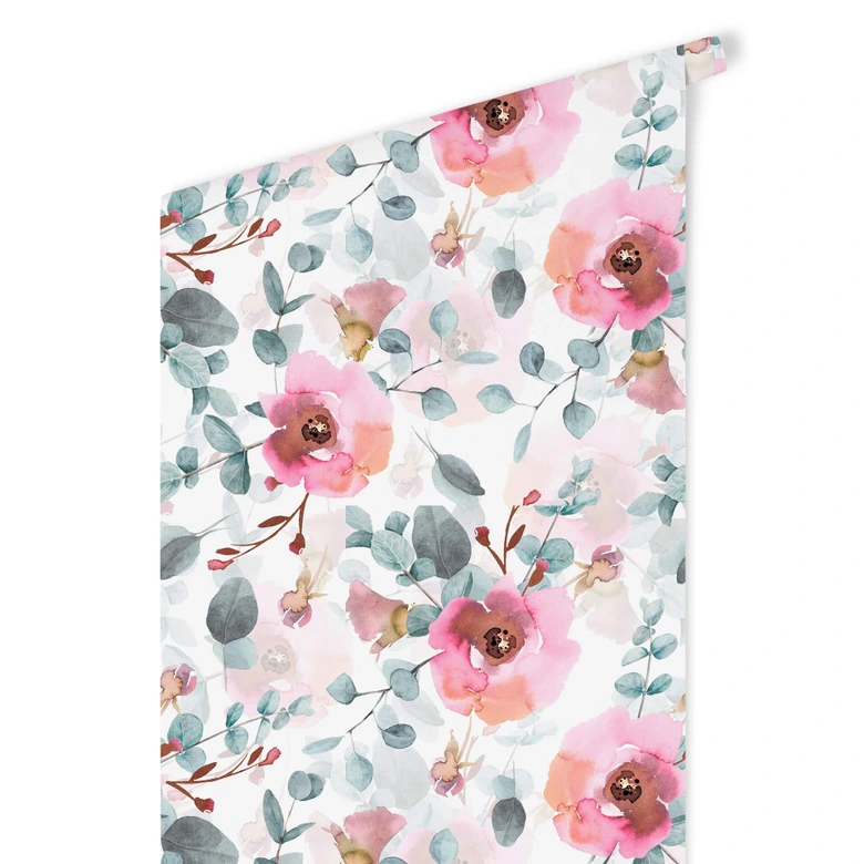 Patterned Wallpaper UN Designs - eucalyptus branches 