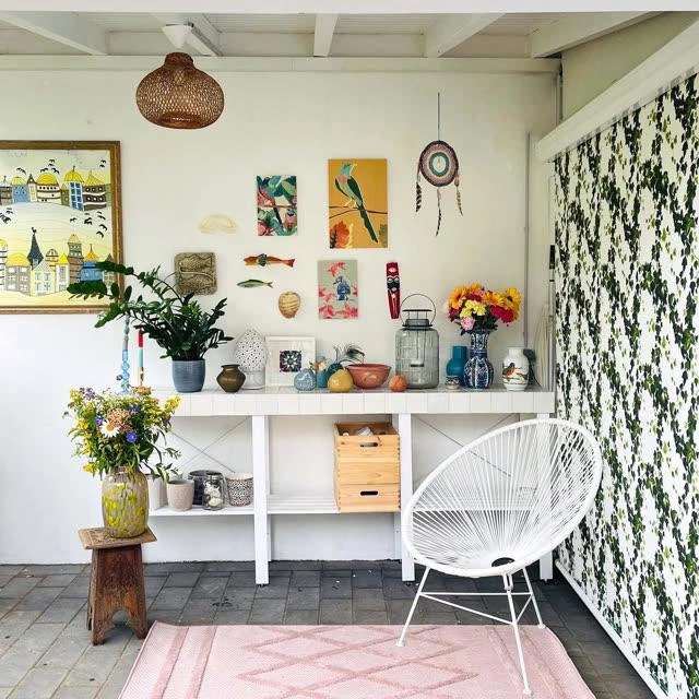 Houten Poster Goed Blauw - Birds 