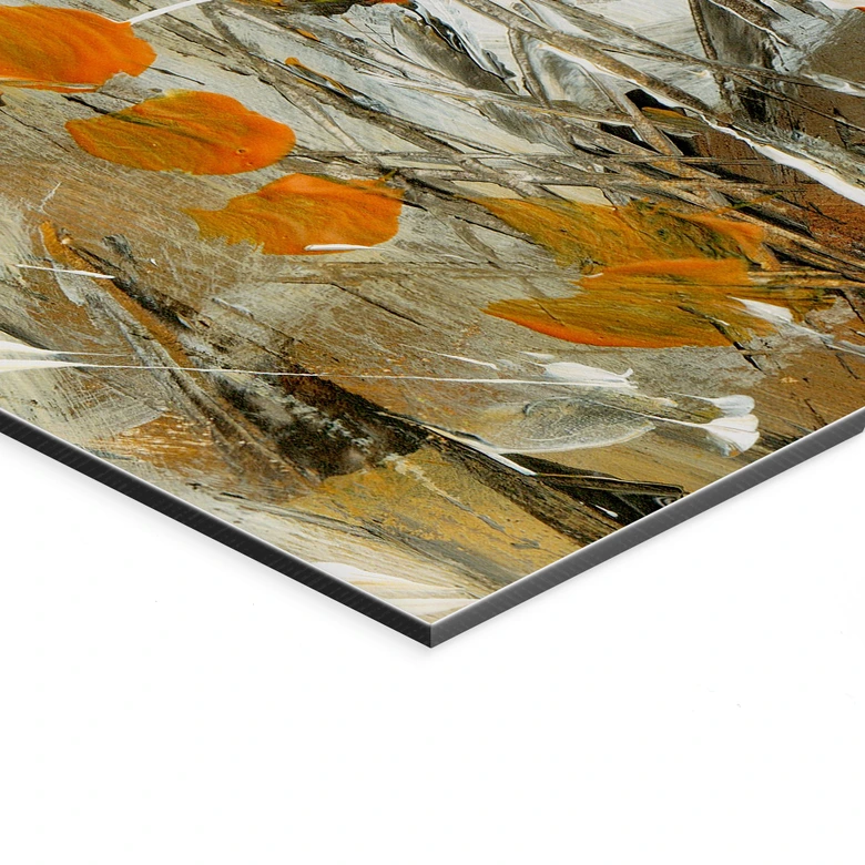 Wandbild Morgenlicht - Niksic - Panorama - Alu-Dibond 