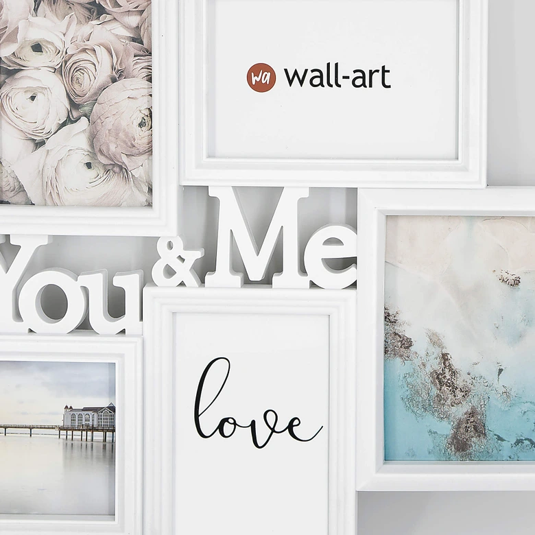 MDF Bilderrahmen Collage You and Me - 47x38 cm 