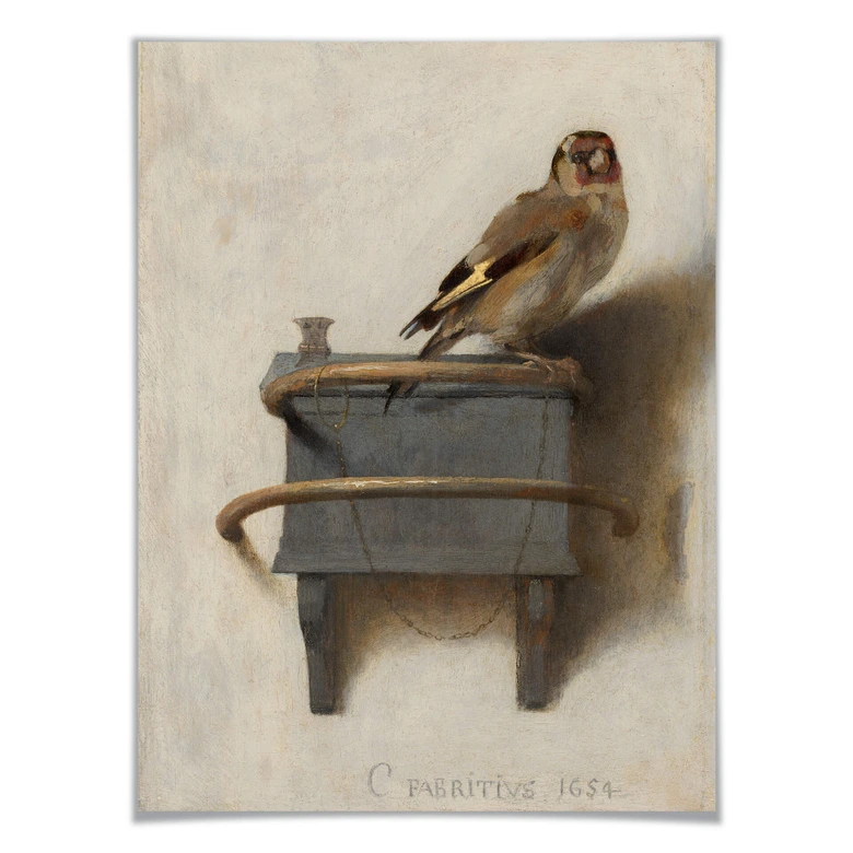 Poster Fabritius - Der Distelfink 