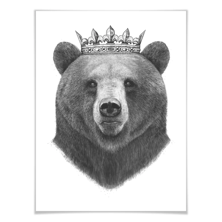 Póster Korenkova - Rey Oso 