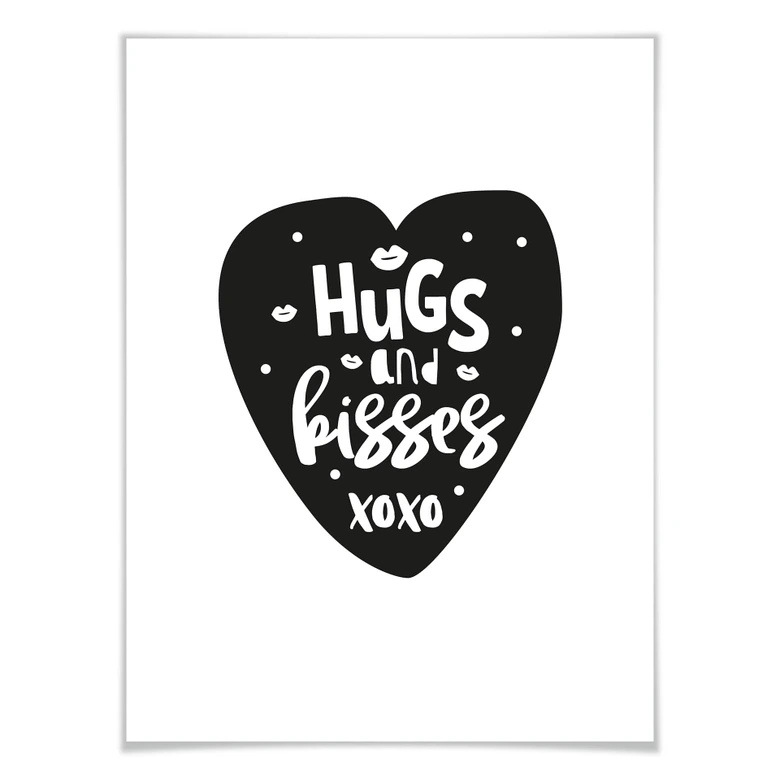 Poster Hugs and kisses 