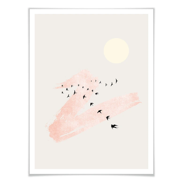 Poster Kubistika - High in the Sky 