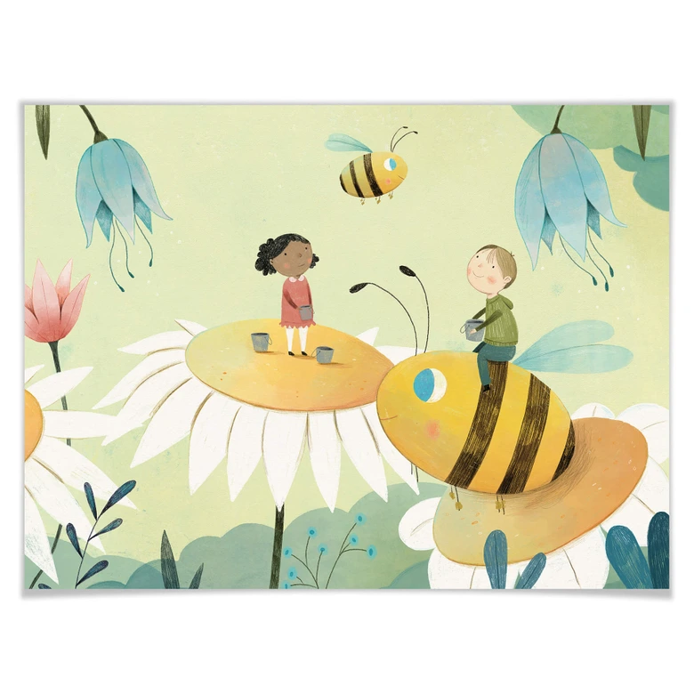 Poster Loske - Honigbienen 