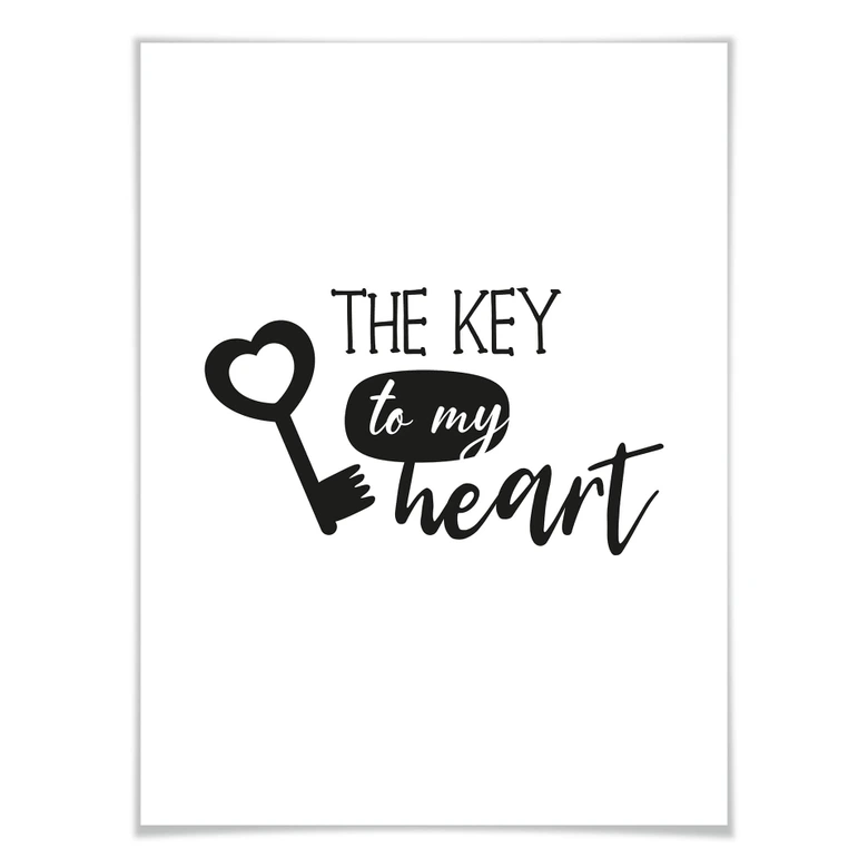 Poster The key to my heart 
