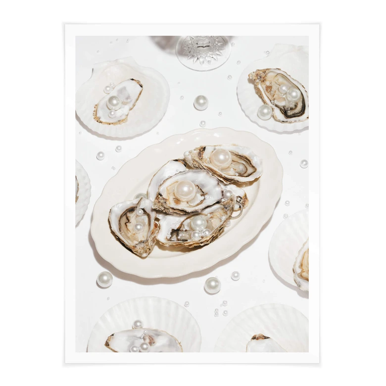 Poster 1X Studio - Huîtres avec perles 