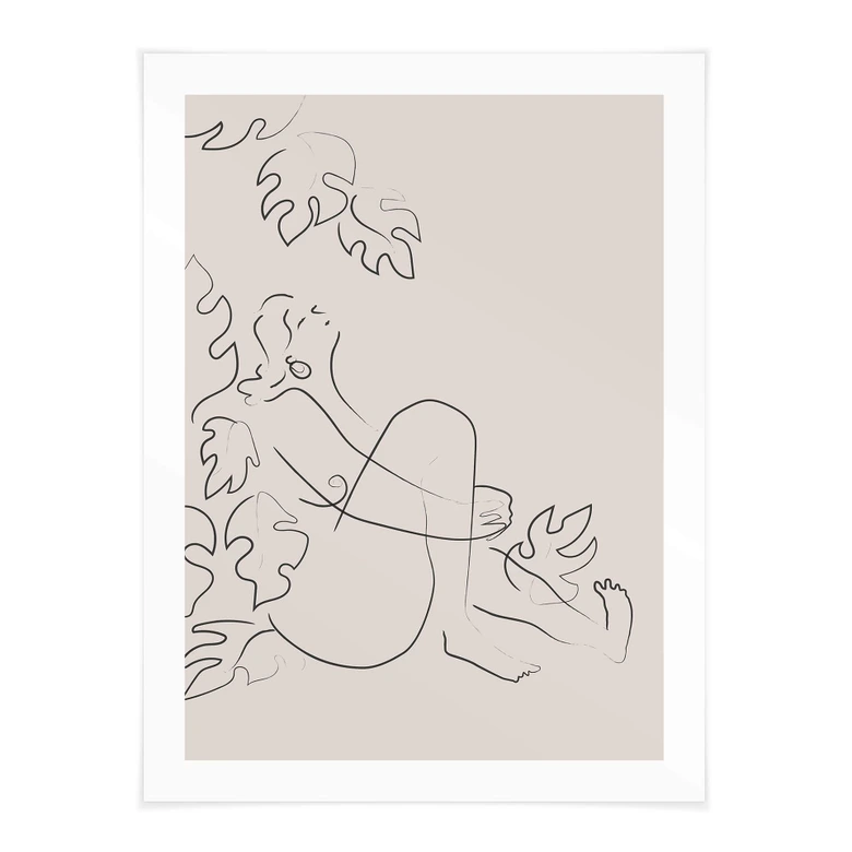 Affiche Poster 40x30cm Tableaux Image Photo Nu Femme Photographie Wall