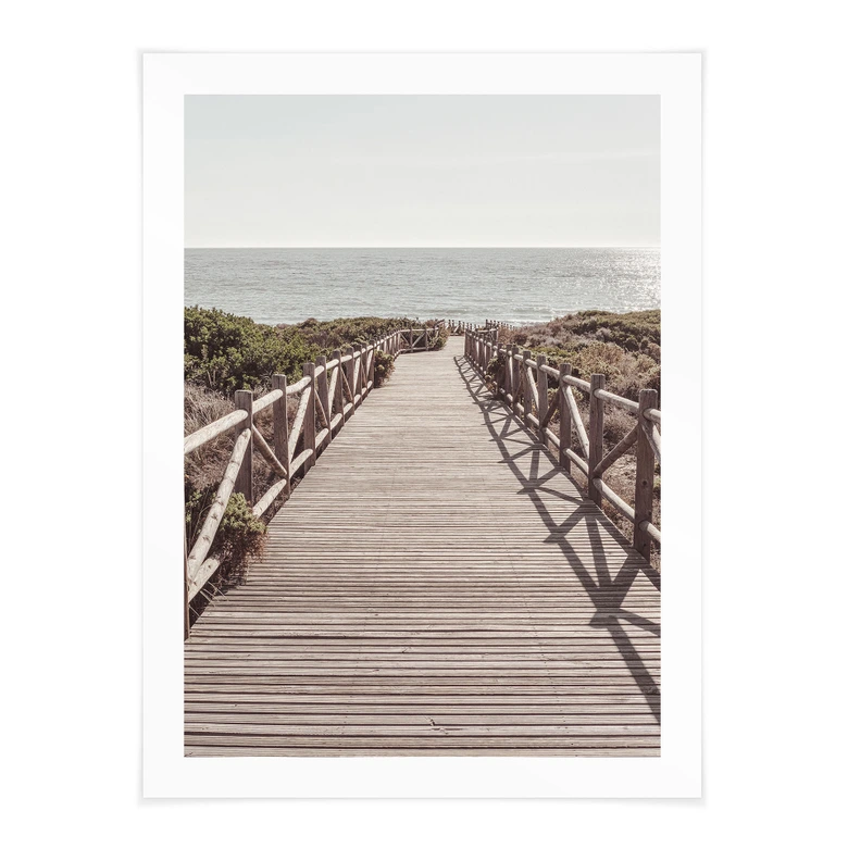 Plakat Anløbsbro til stranden - 1X Studio 