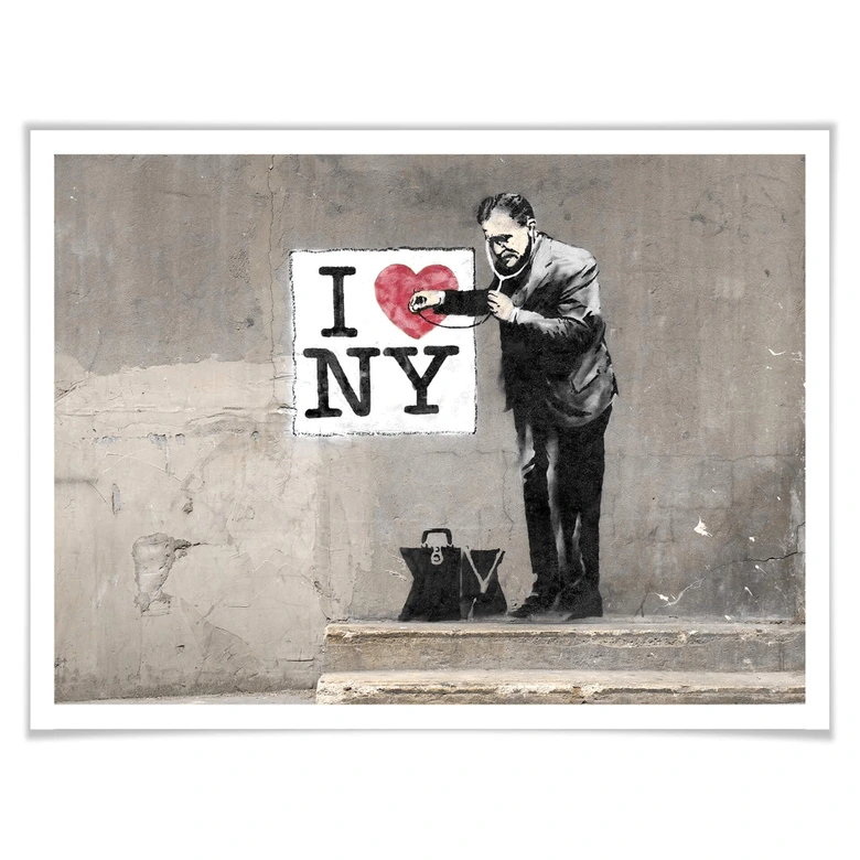 Poster Banksy - I Love New York 