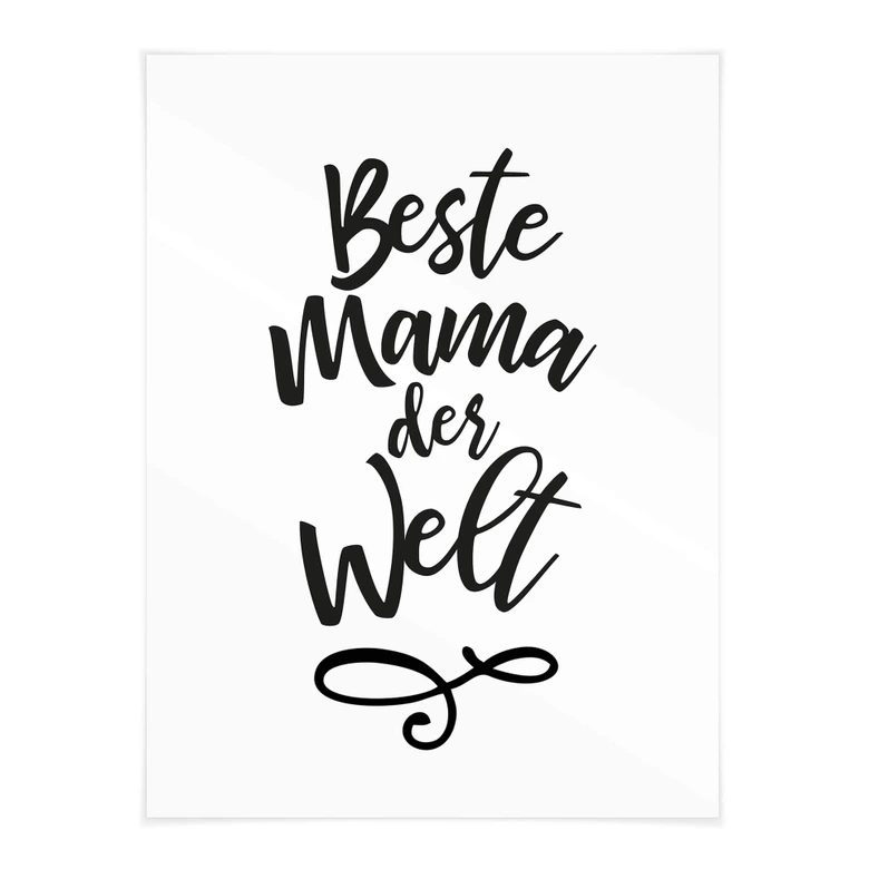 Poster Beste Mama der Welt 