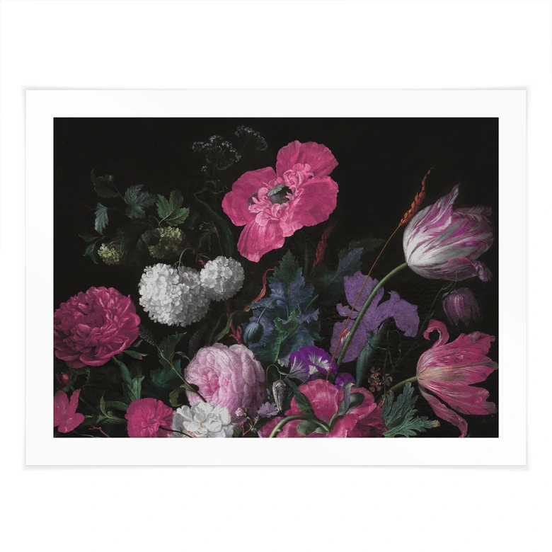 Plakat z bukietem kwiatów Mignon - Bloomery Decor 