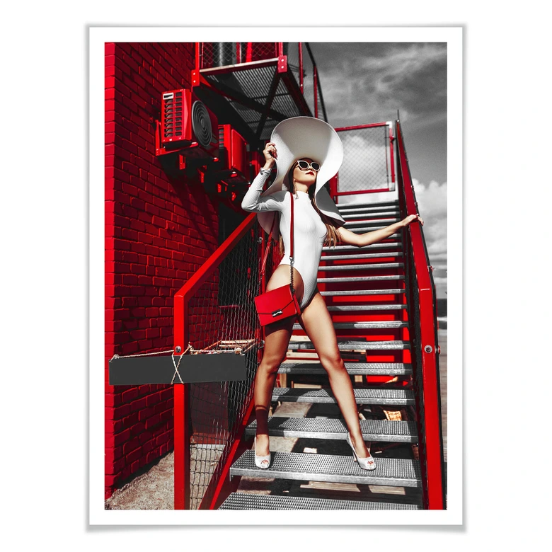 Poster Bolgov - Model Weiss Rot 