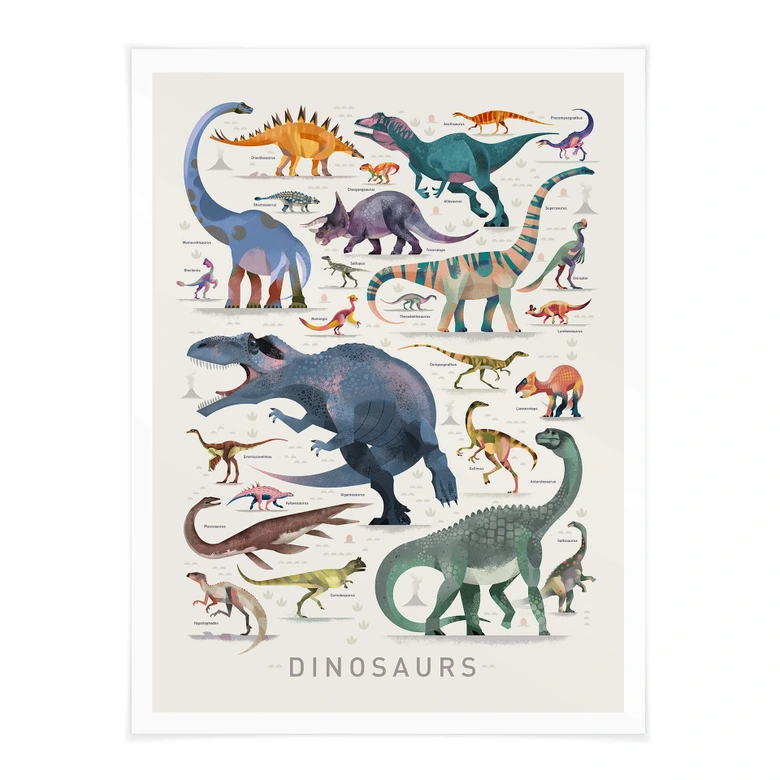 Poster Braun - Dinosaurs Part 2 