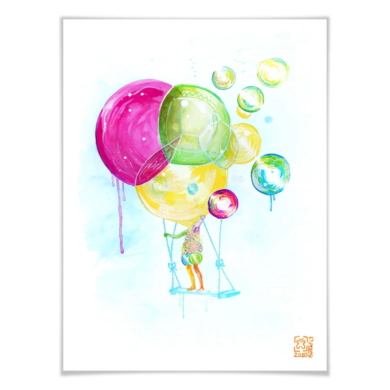 Póster Buttafly - Pensamientos voladores 