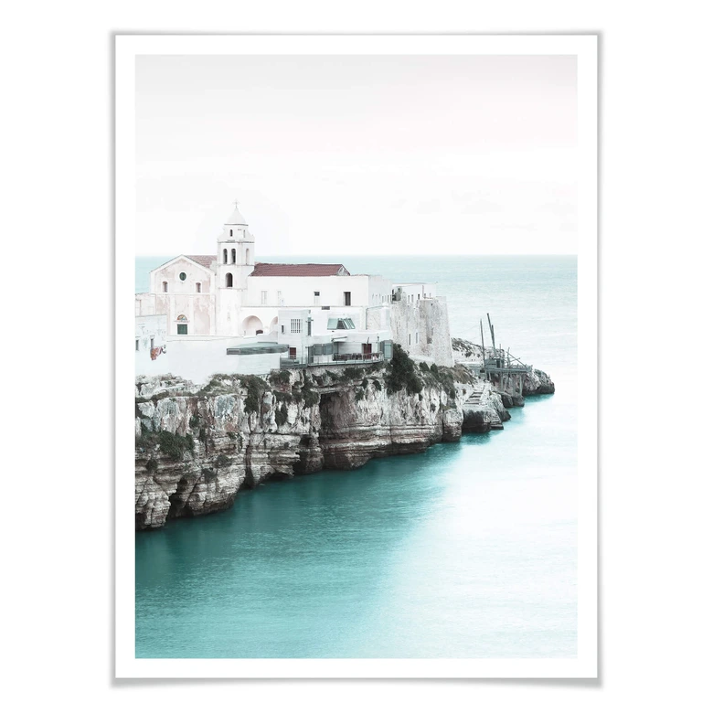 Póster Colombo - Casco antiguo de Apulia 