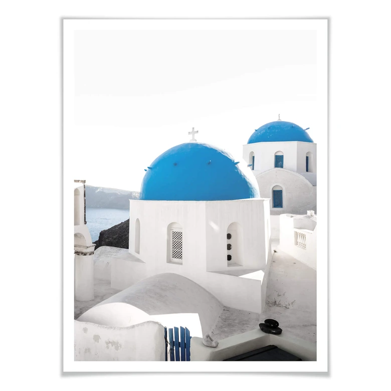 Poster Colombo - Blue Roofs 