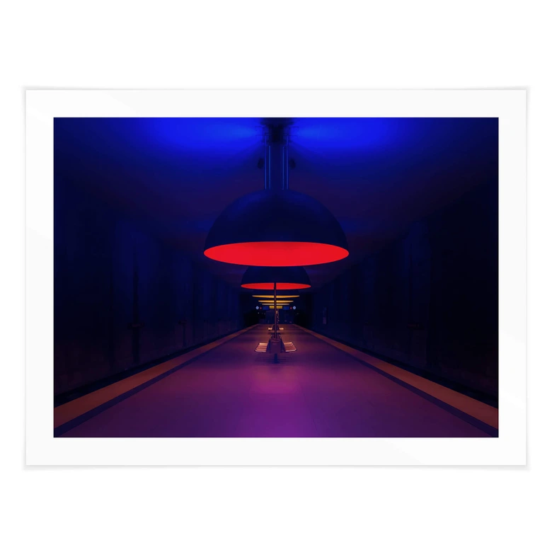 Poster Dauer - U-Bahnstadion "Westfriedhof" in München 