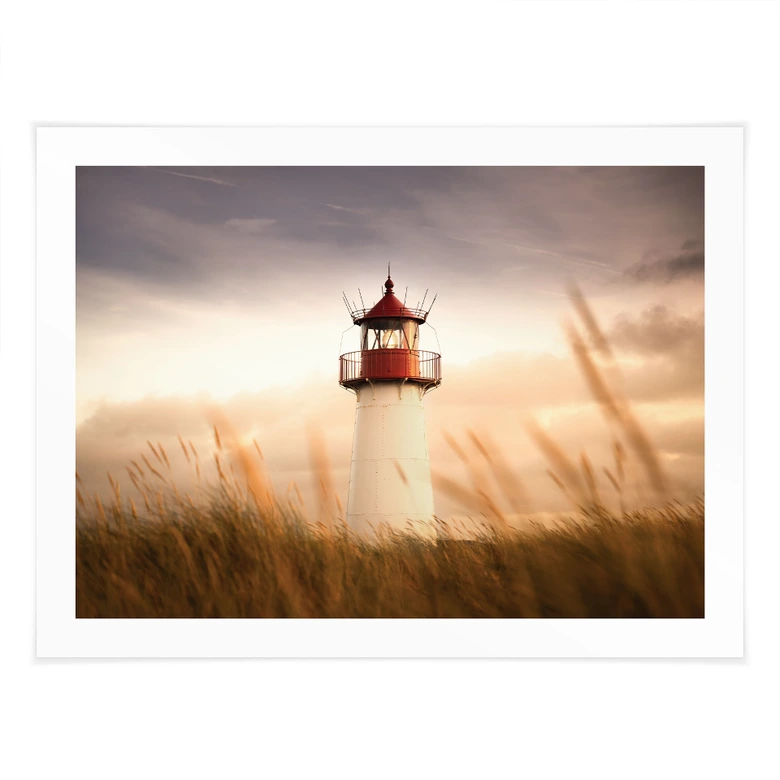 Póster del faro de la costa de Sylt - Eisenmann 