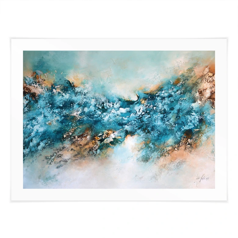 Poster Composition abstraite de glace - Fedrau 