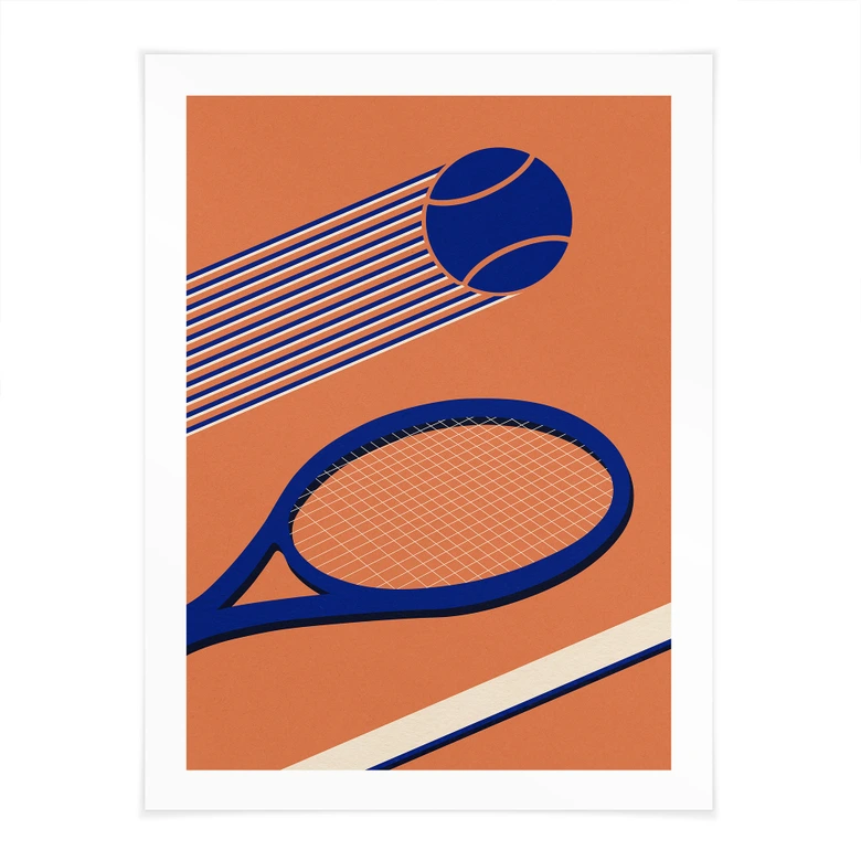 Poster Retro Tennis - Feist 