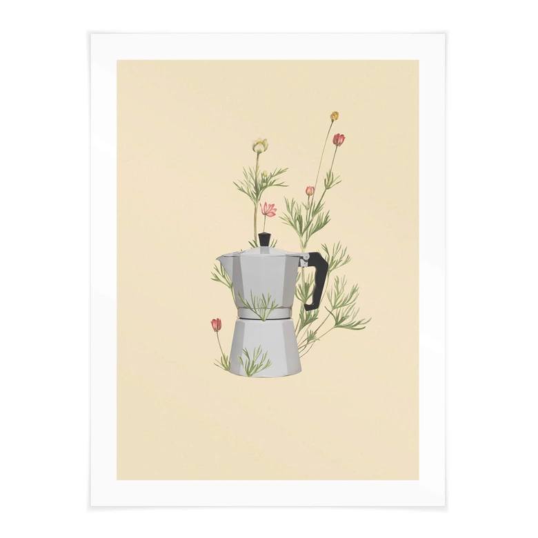 Poster Frida Floral Studio - Flower Coffee 