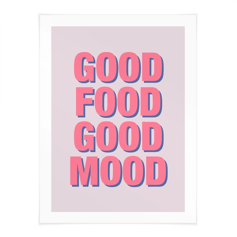 Poster Good food good mood - Fritsch 