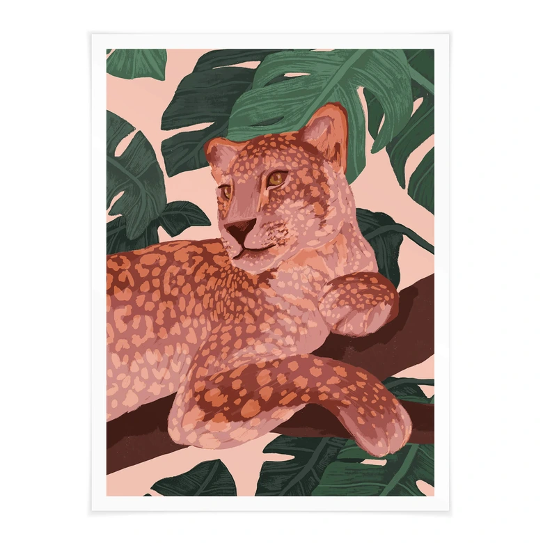 Poster Goed Blauw - Goldener Panther 